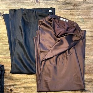 Abercrombie Bundle | Brown and Black Slip skirts size M